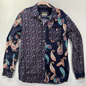 Joe Browns Ultimate Button Down Shirt Men Medium 39/41‎ UK Paisley Western